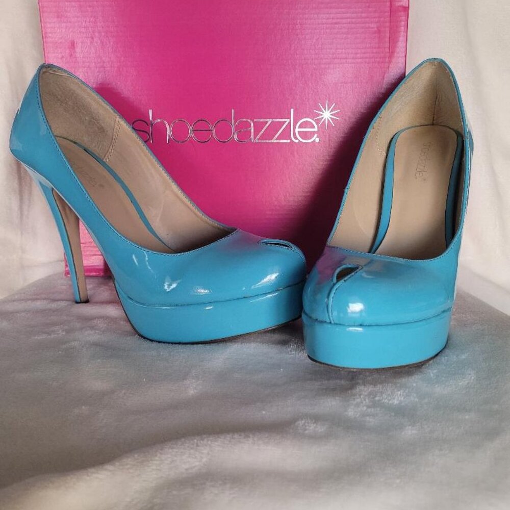 Shoe Dazzle, size 9.5, teal